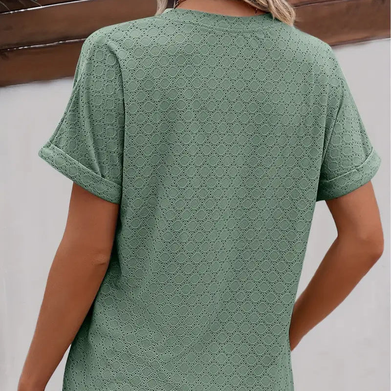 Damen - Trendiges Top - Leichtes Gewebe - Stylische Freizeitkleidung für jeden Anlass