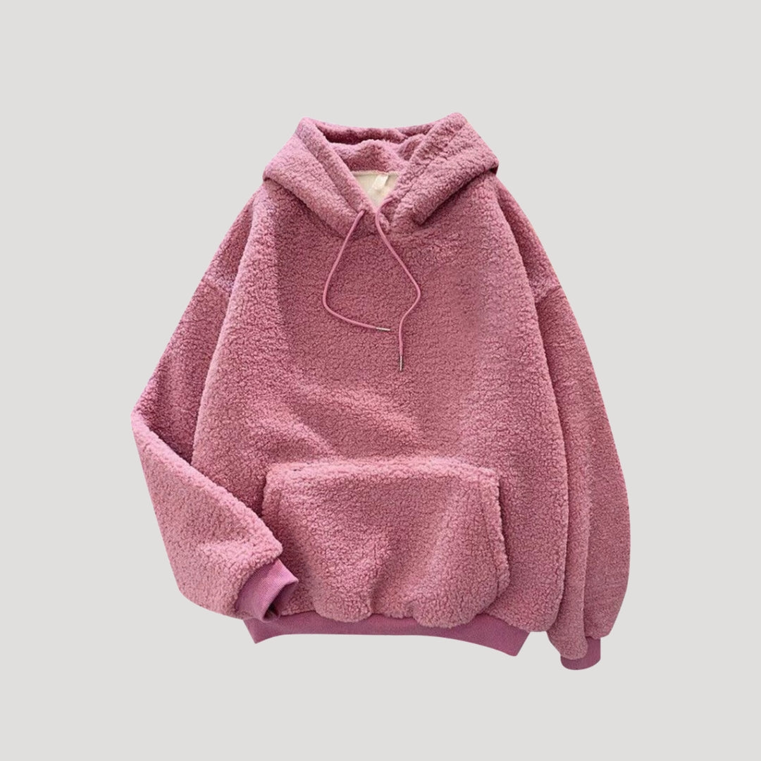 Damen - Winter Hoodie - Sherpa Fleece - Übergröße - Warm und Bequem für die kalte Jahreszeit