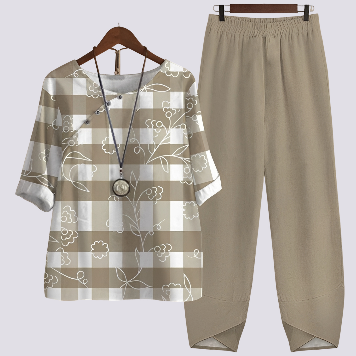 Jodie - Stilvolles und bequemes Damen-Set mit Muster