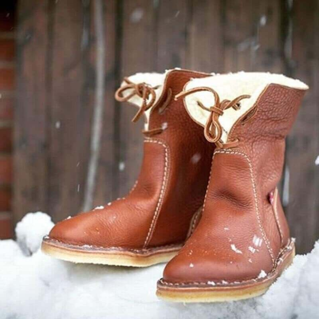 Damen - Wasserdichte Winterstiefel - Langlebiges Material - Isolierte & stilvolle Schuhe für kaltes Wetter