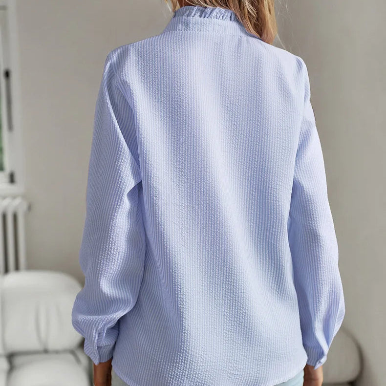 Damen - Elegante Bluse - Hochwertigem atmungsaktivem gewebe - Ideal für jeden Anlass