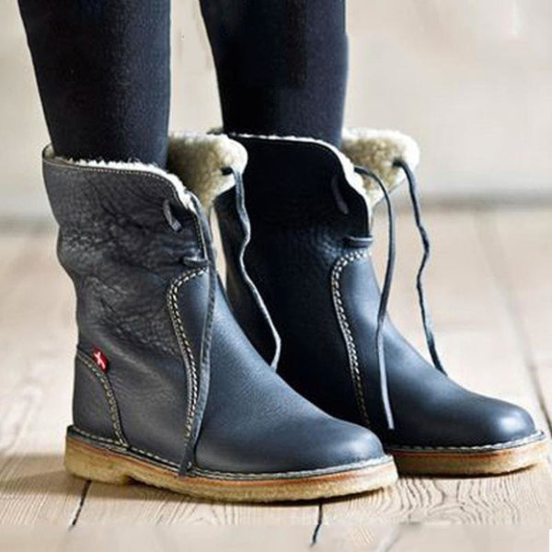 Damen - Wasserdichte Winterstiefel - Langlebiges Material - Isolierte & stilvolle Schuhe für kaltes Wetter