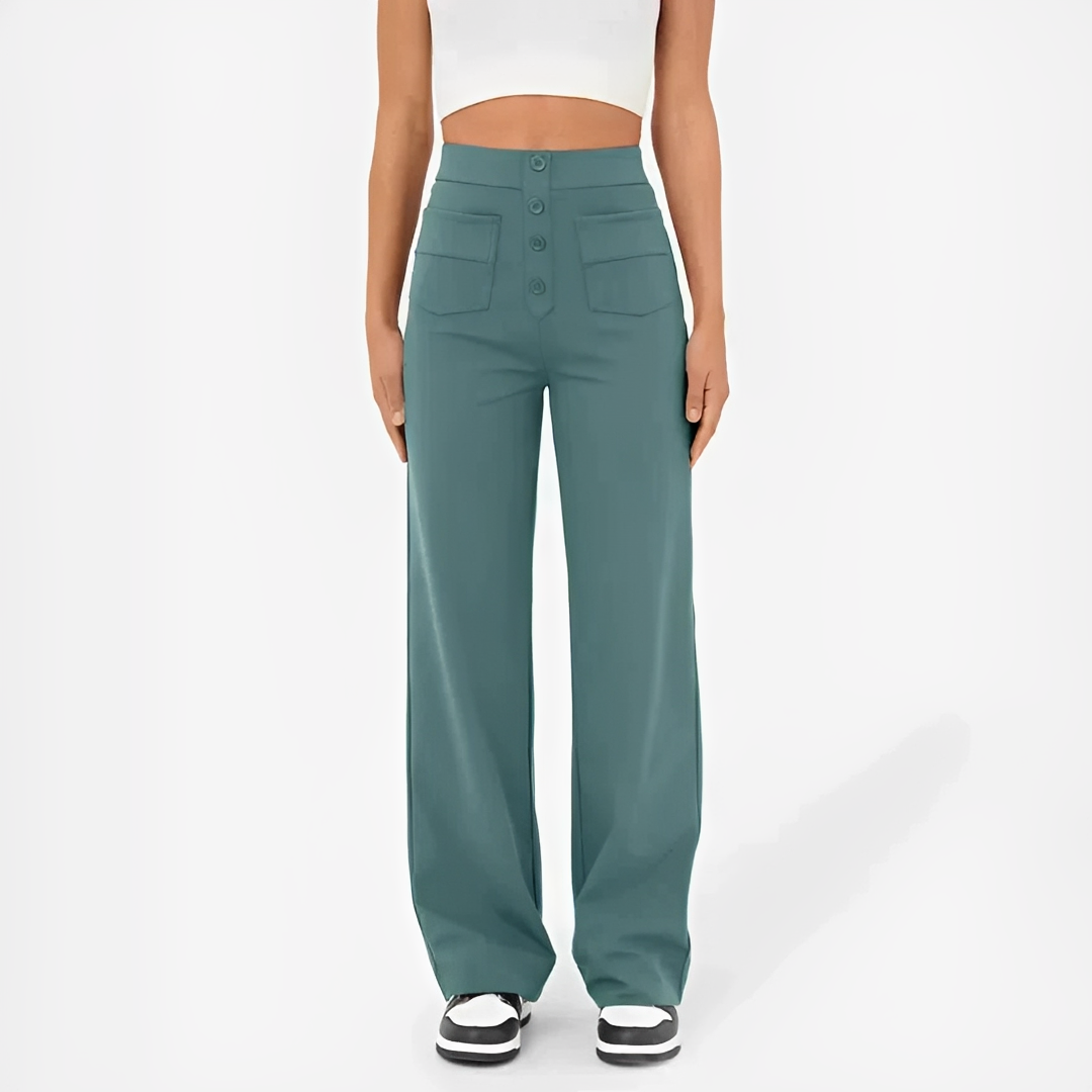 Dara - Modische Damenhose mit hoher Taille