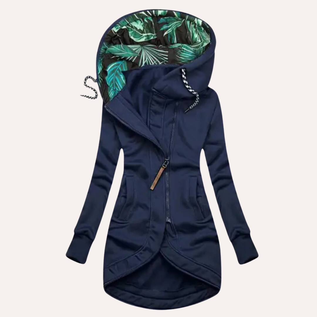 Damen - Weiche Kapuzenjacke - Weiches Material - Bequemer Casual Style - Ideal für Alltag und Freizeit