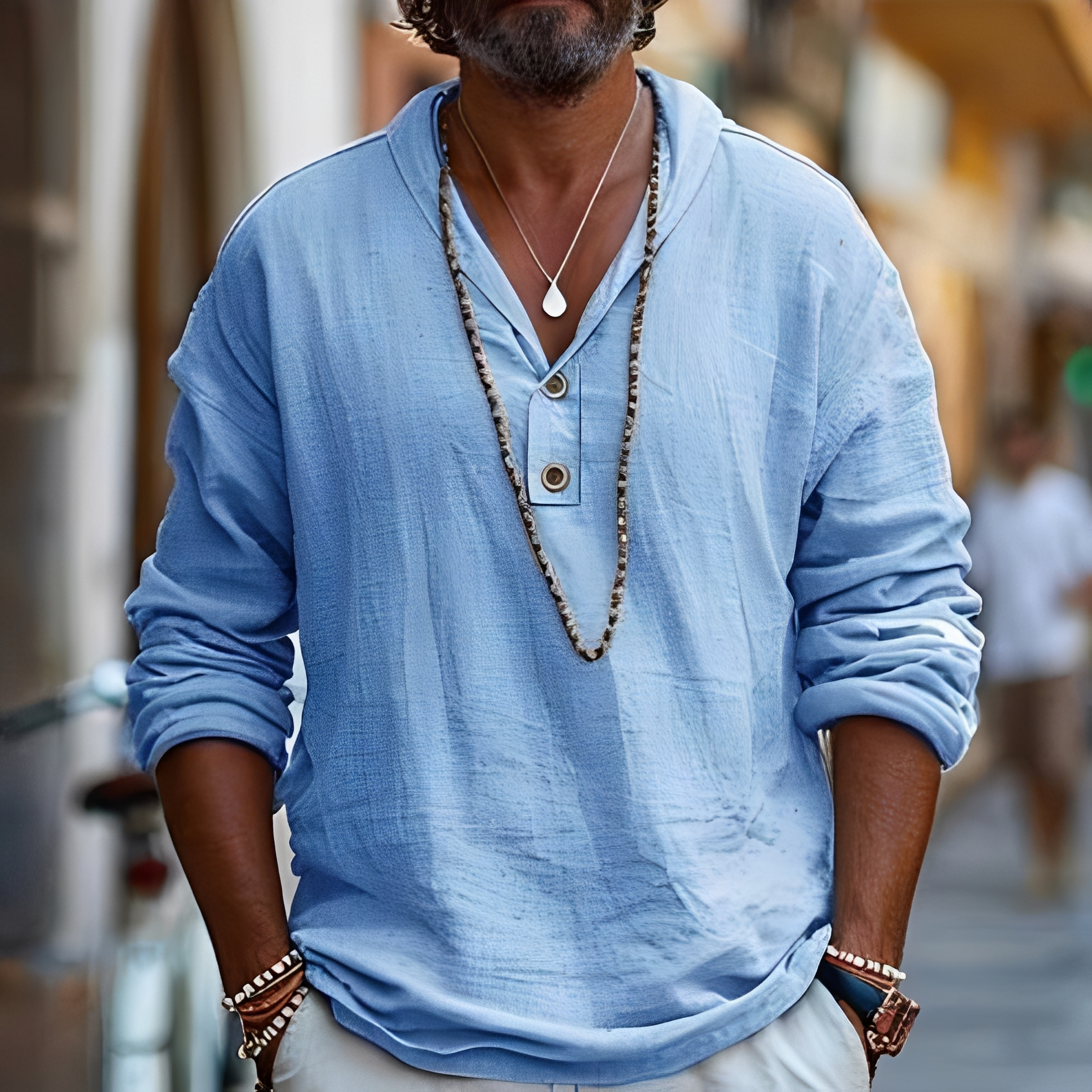 Xavier - Lockeres Sommerhemd für Herren