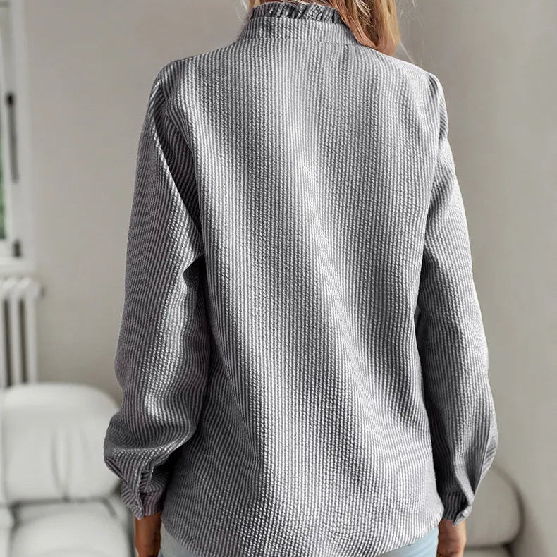 Damen - Elegante Bluse - Hochwertigem atmungsaktivem gewebe - Ideal für jeden Anlass