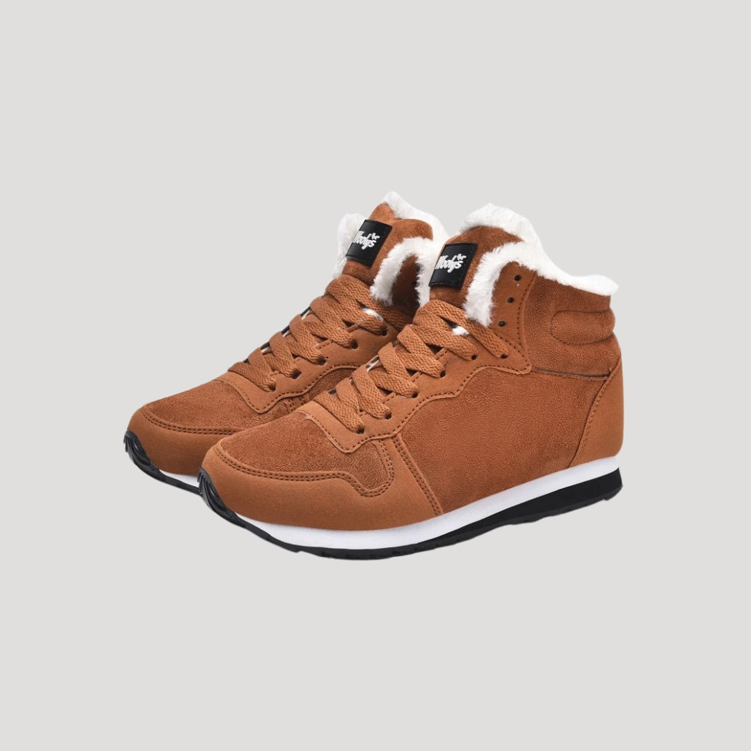 Damen - Hohe Sneakers - Fleecefutter für ultimativen Komfort - Trendige und bequeme Schuhe