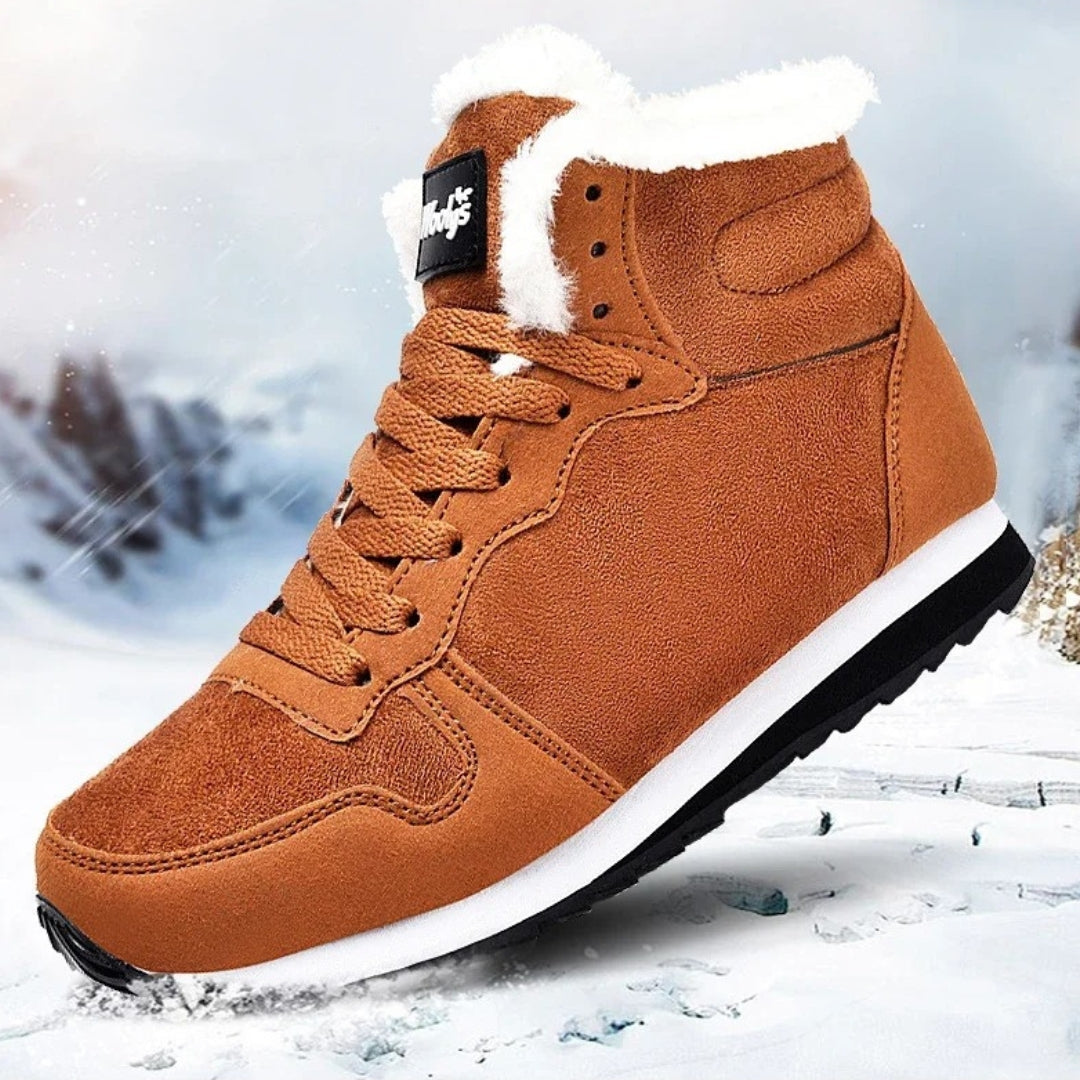 Damen - Hohe Sneakers - Fleecefutter für ultimativen Komfort - Trendige und bequeme Schuhe