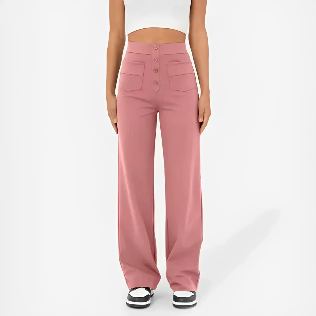 Dara - Modische Damenhose mit hoher Taille