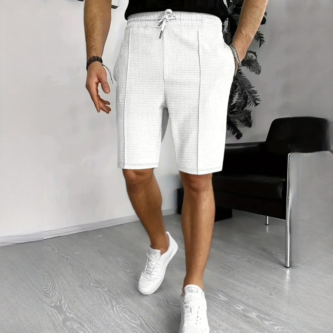 Deidara - Kurze stilvolle Herrenshorts mit Kordelzug