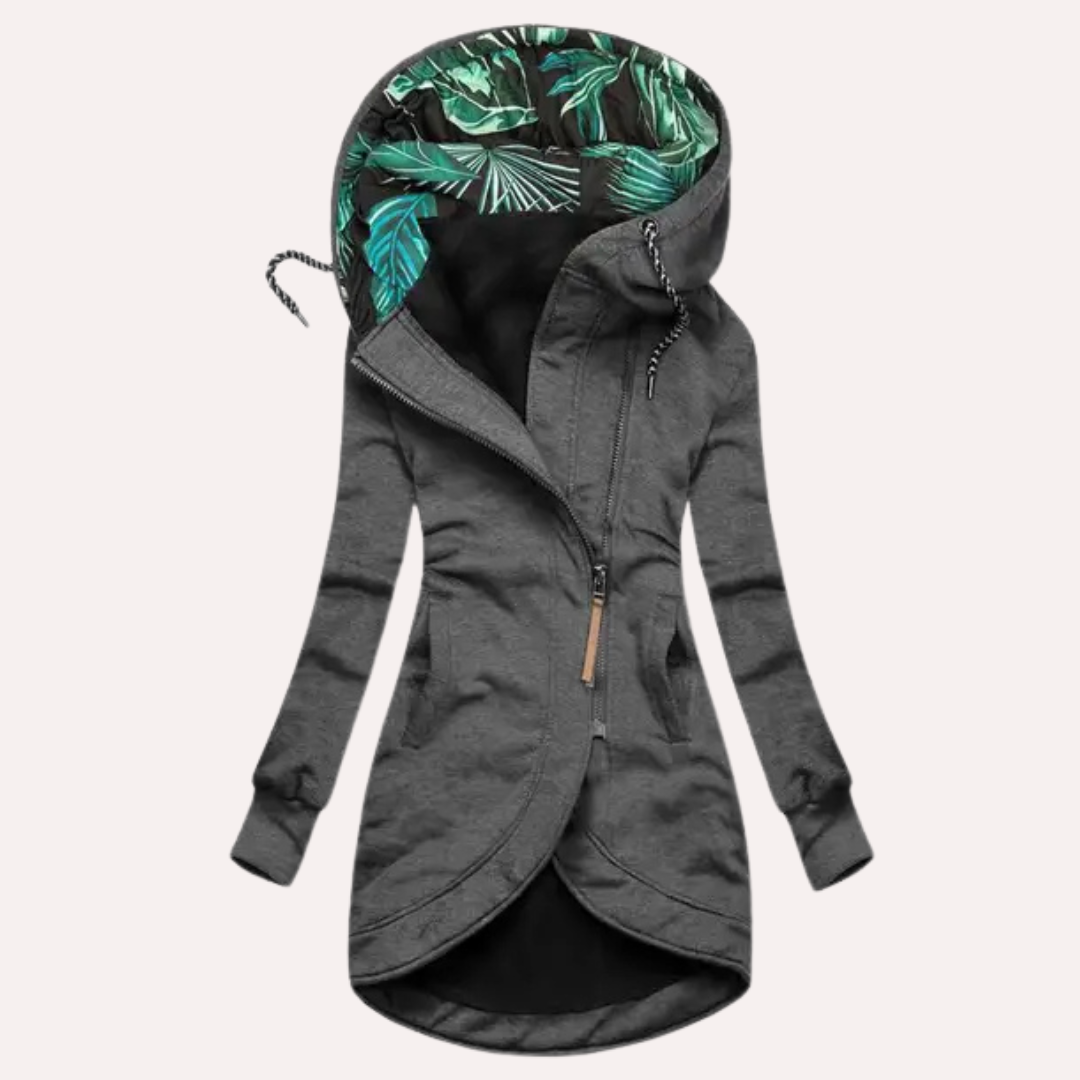 Damen - Weiche Kapuzenjacke - Weiches Material - Bequemer Casual Style - Ideal für Alltag und Freizeit