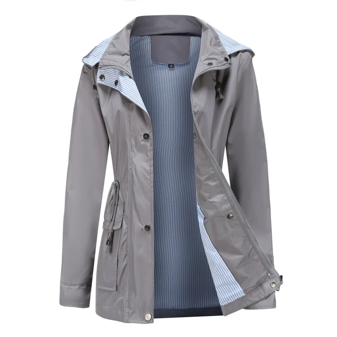 Damen - Trenchcoat - Wasserdichter - Stylische Oberbekleidung für jedes Wetter - Modischer Schutz