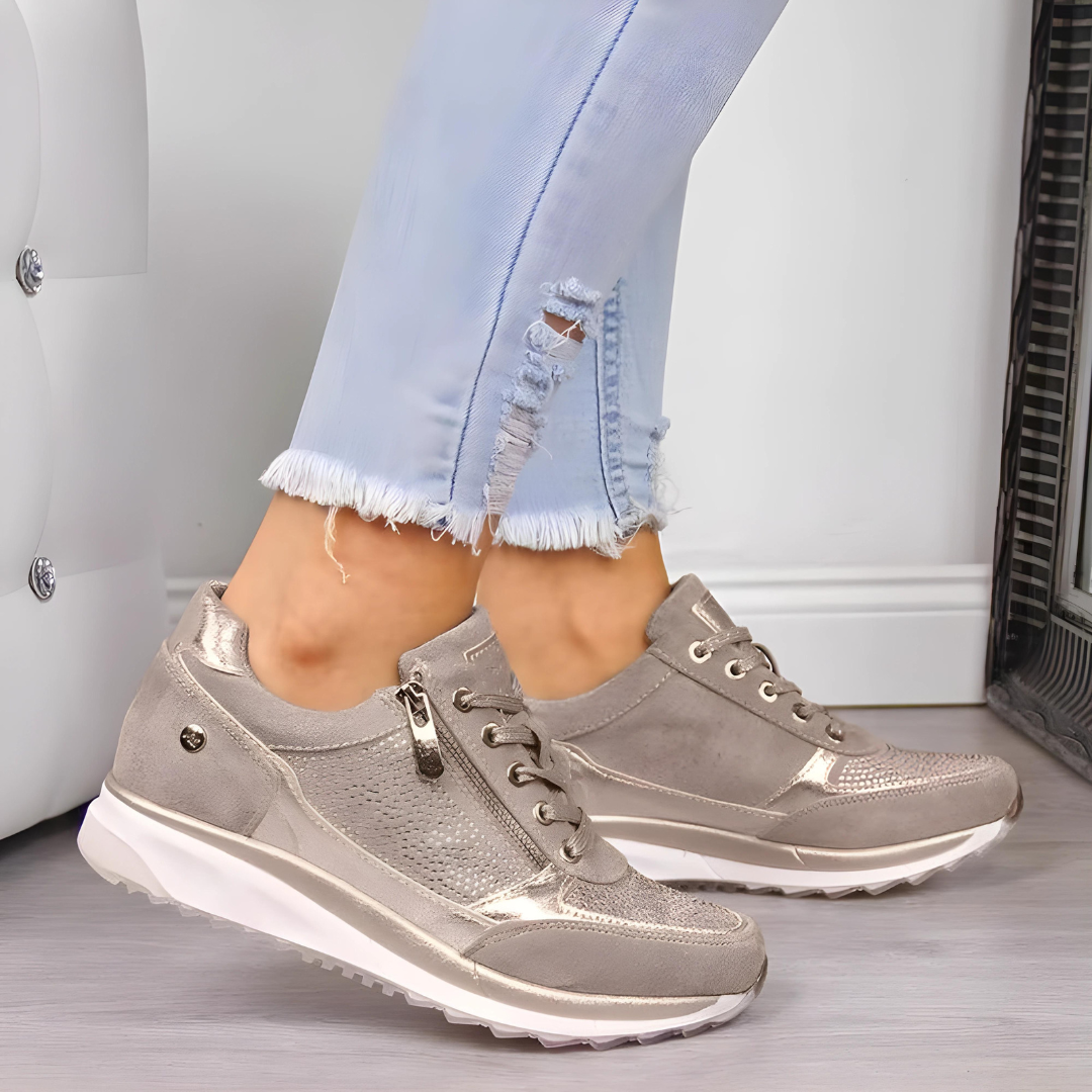 Damen - Bequeme Schuhe für den ganzen Tag - Atmungsaktives Material - Stützend und stilvoll