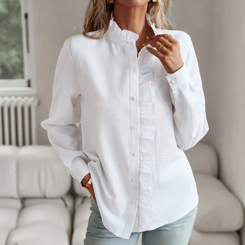 Damen - Elegante Bluse - Hochwertigem atmungsaktivem gewebe - Ideal für jeden Anlass