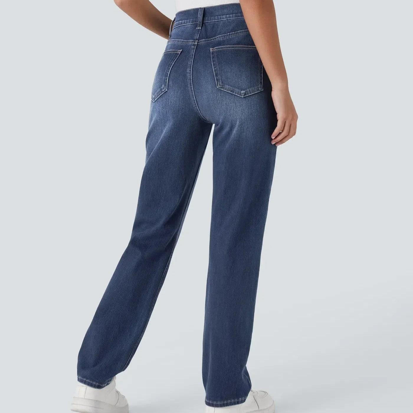 Damen - Elastische Hose - Dehnbarem Material - Ideal für den Alltag - Komfortabel und vielseitig