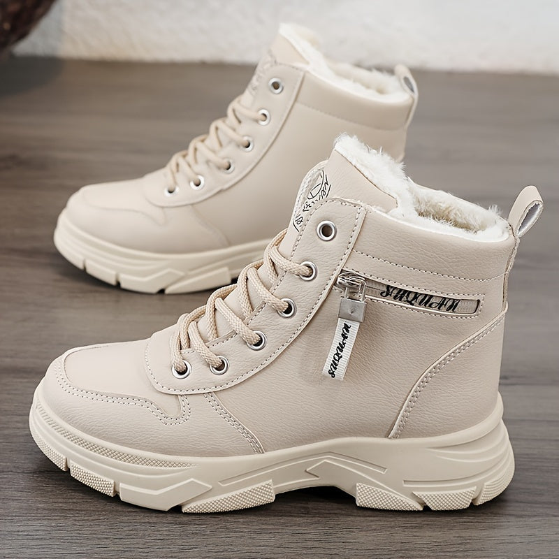 Damen - Winterstiefel - Bequemer Freizeitstil - Warm gefüttert für kalte Tage
