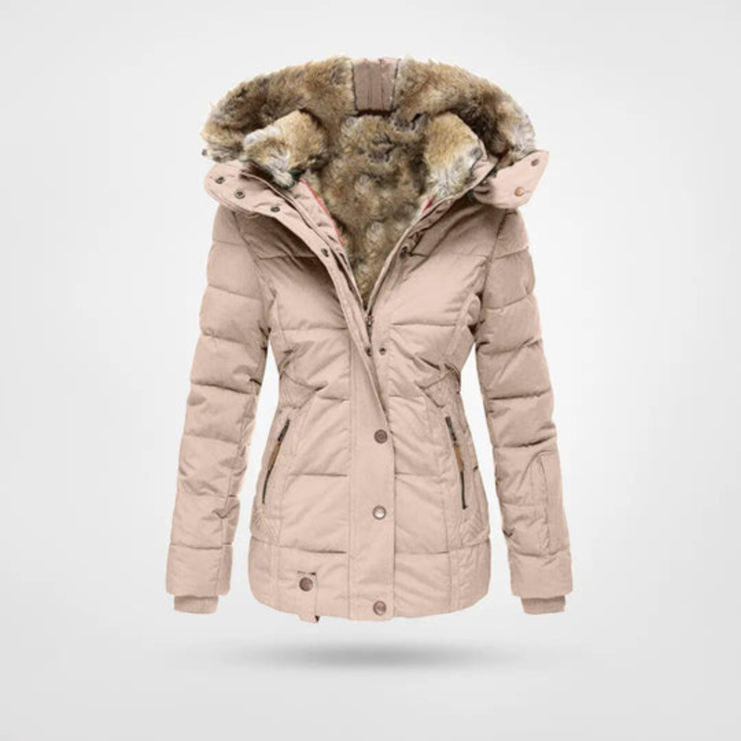 Damen - Warme Winter Puffer Parka Jacke - Bequemer für kalte Tage - Ideal für jeden Anlass