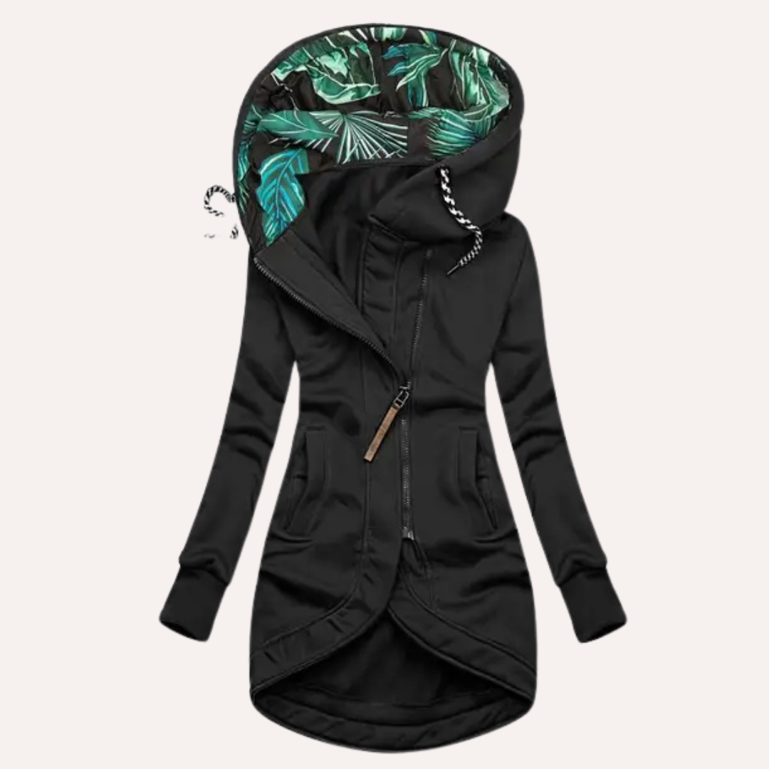 Damen - Weiche Kapuzenjacke - Weiches Material - Bequemer Casual Style - Ideal für Alltag und Freizeit