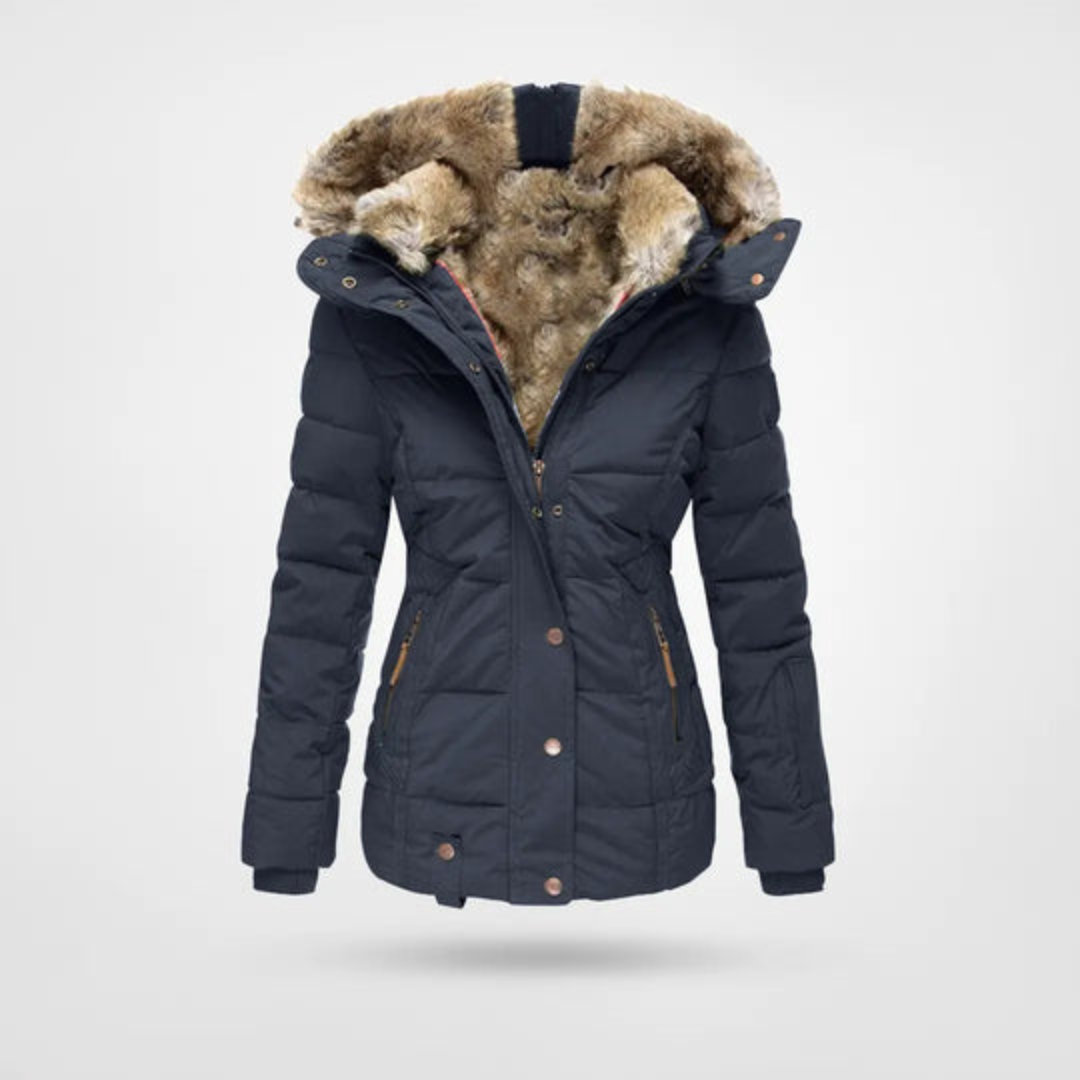Damen - Warme Winter Puffer Parka Jacke - Bequemer für kalte Tage - Ideal für jeden Anlass