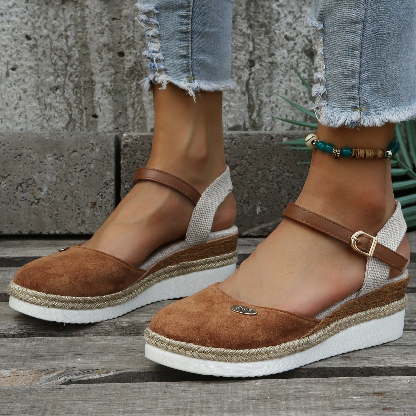 Damen - Espadrilles - Leichten Materialien - Bequemes Design - Stilvolle Freizeitschuhe für jeden Anlass
