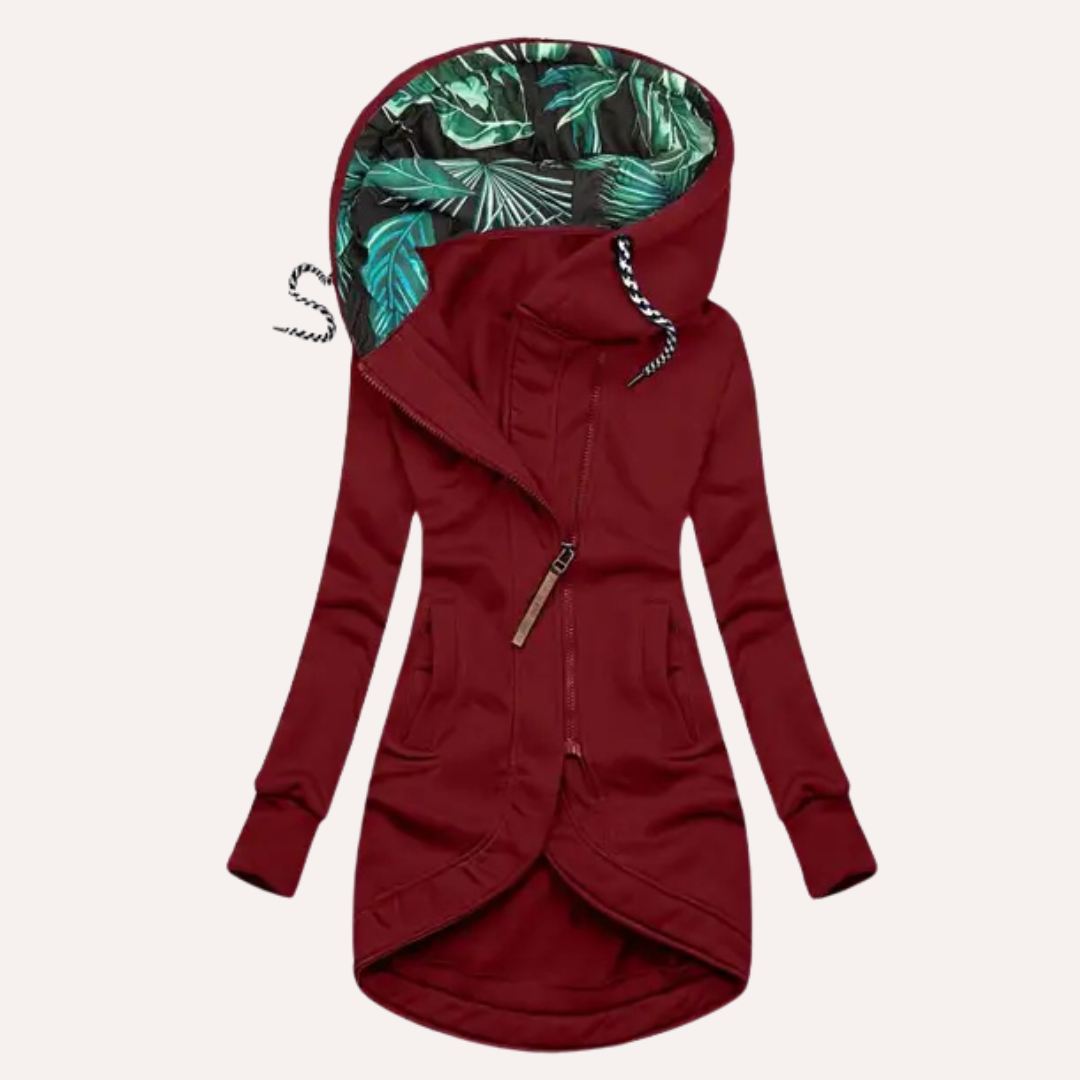 Damen - Weiche Kapuzenjacke - Weiches Material - Bequemer Casual Style - Ideal für Alltag und Freizeit