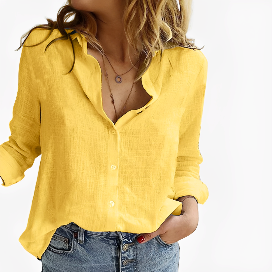 Yuna – Elegante Bluse mit lässigem Schnitt