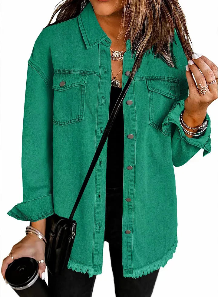Damen - Klassische Jacke - Weichem material - Modische für jeden Anlass