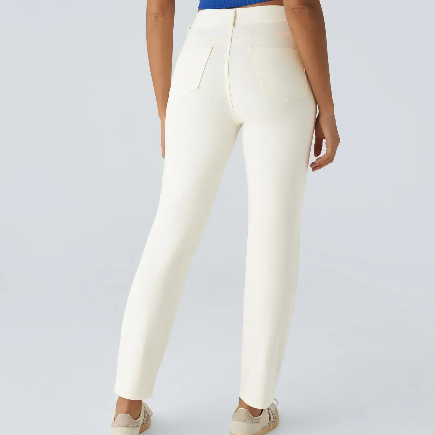Damen - Elastische Hose - Dehnbarem Material - Ideal für den Alltag - Komfortabel und vielseitig