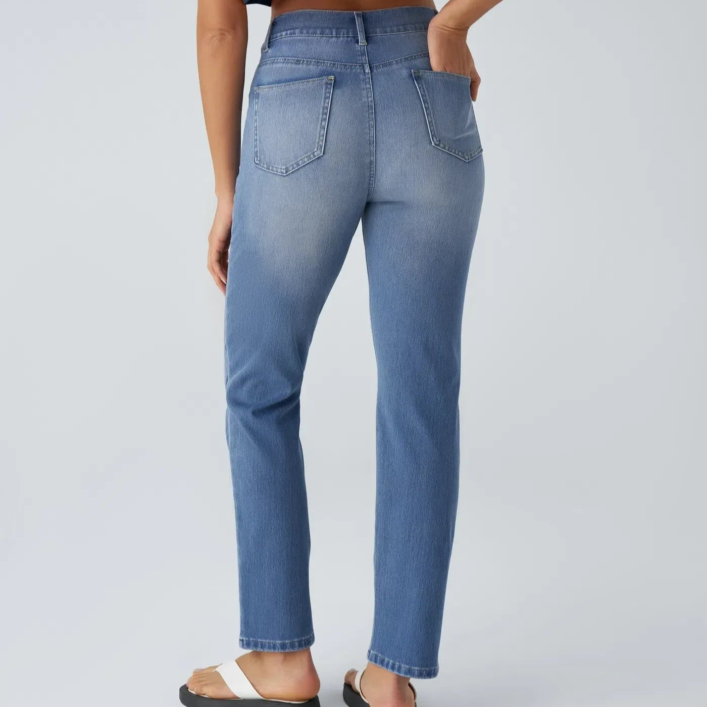 Damen - Elastische Hose - Dehnbarem Material - Ideal für den Alltag - Komfortabel und vielseitig