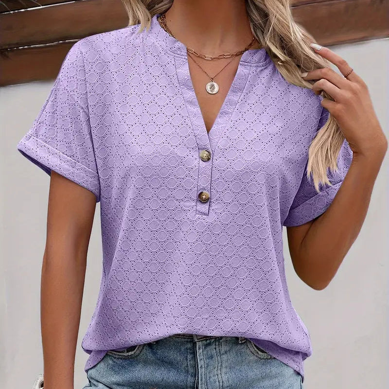 Damen - Trendiges Top - Leichtes Gewebe - Stylische Freizeitkleidung für jeden Anlass