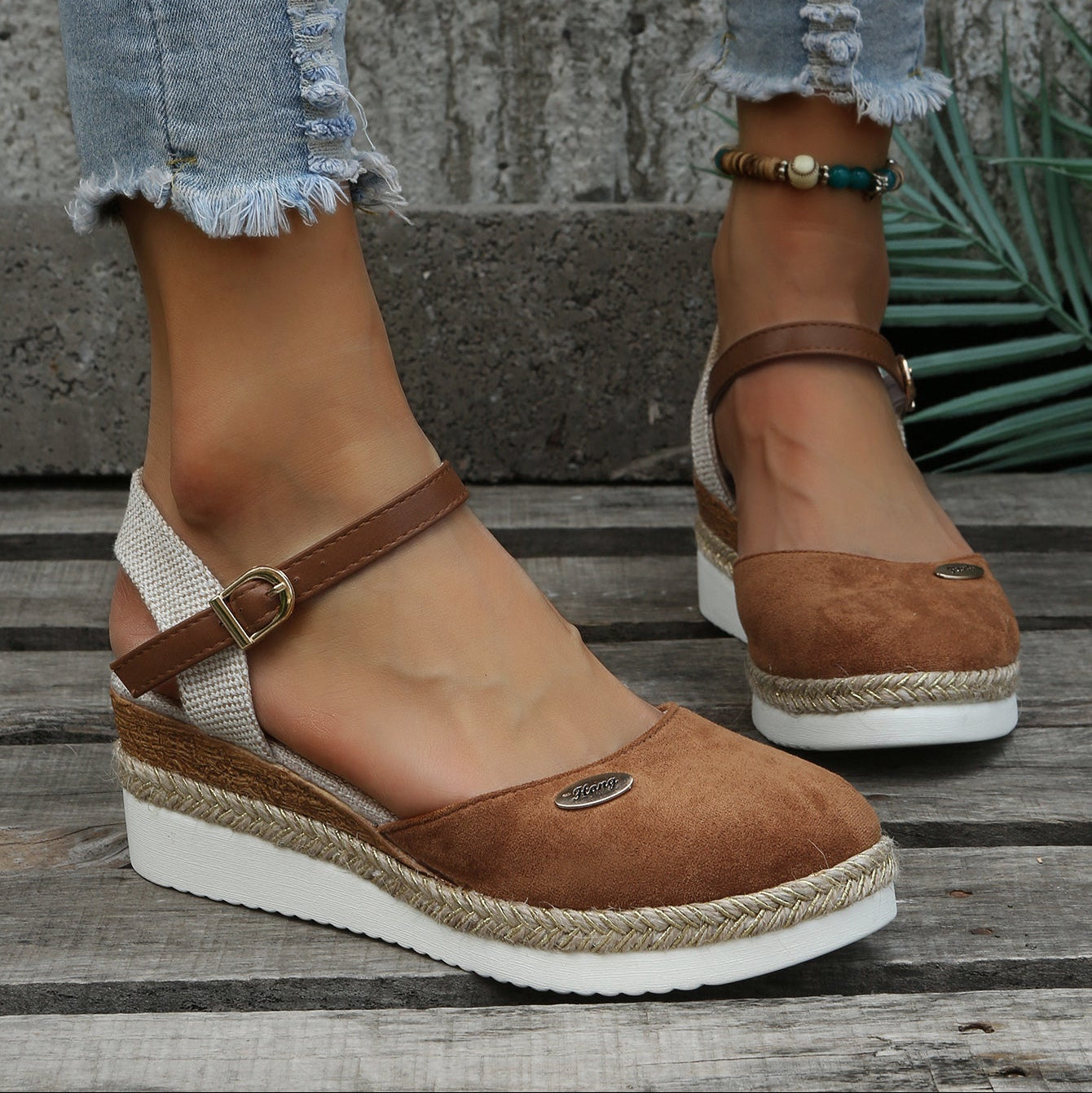 Damen - Espadrilles - Leichten Materialien - Bequemes Design - Stilvolle Freizeitschuhe für jeden Anlass