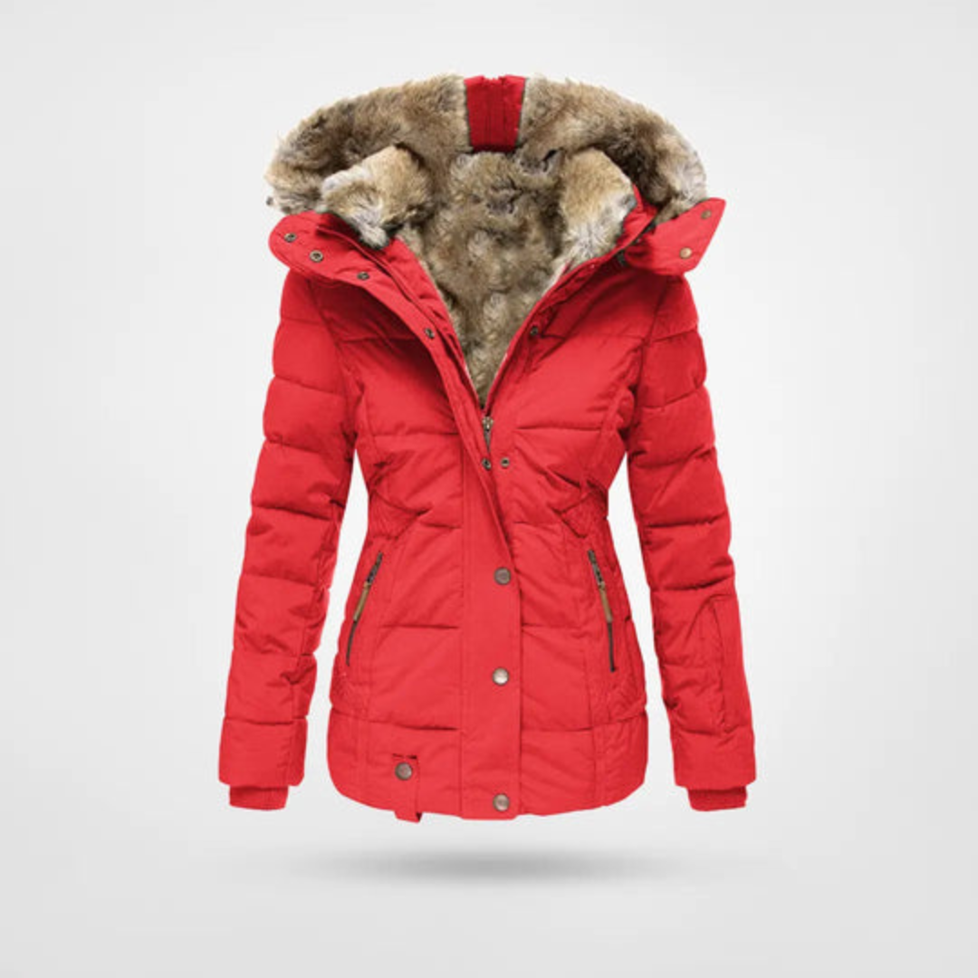 Damen - Warme Winter Puffer Parka Jacke - Bequemer für kalte Tage - Ideal für jeden Anlass