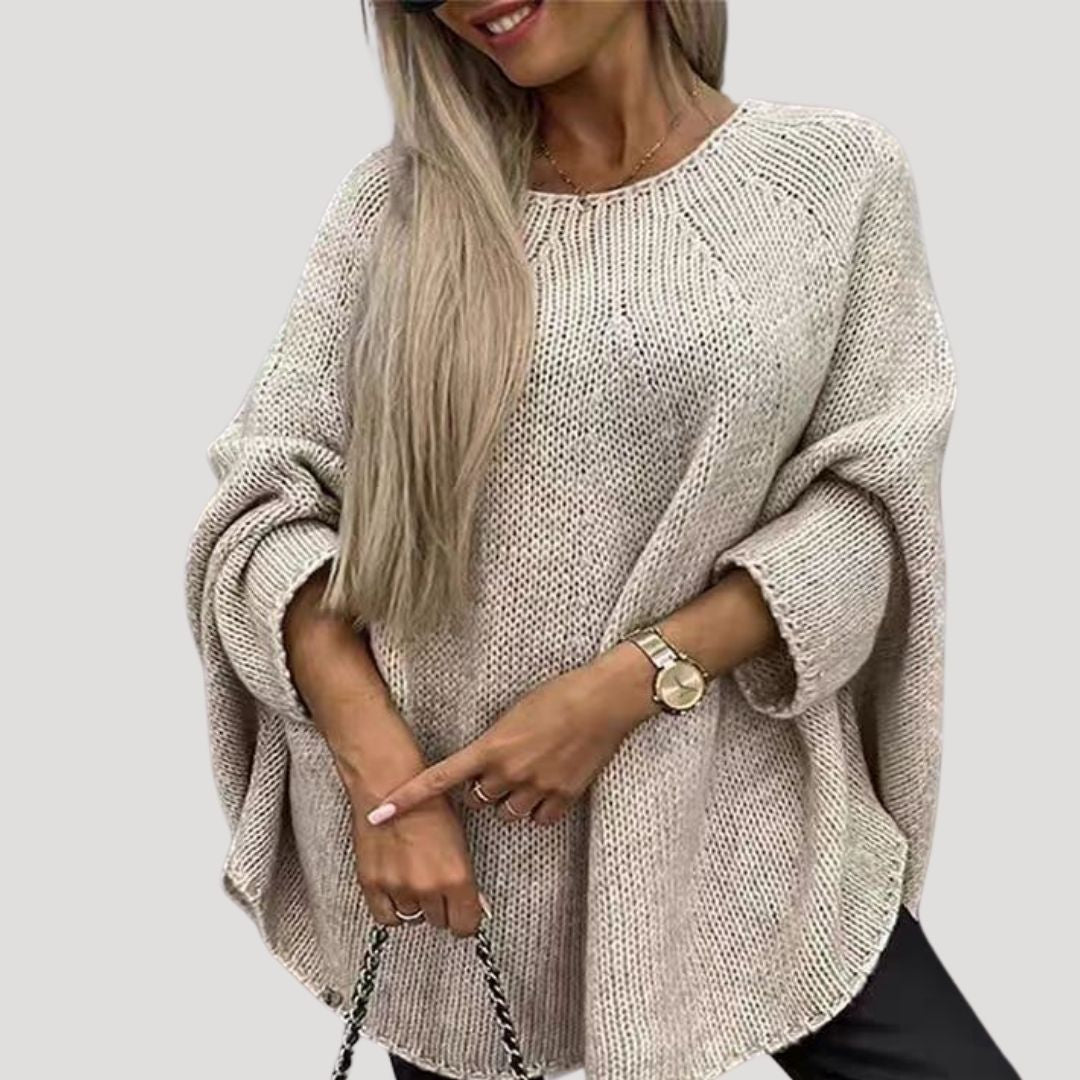 Damen - Winterpullover - Grobstrick in Übergröße - Relaxed Fit für ultimativen Komfort