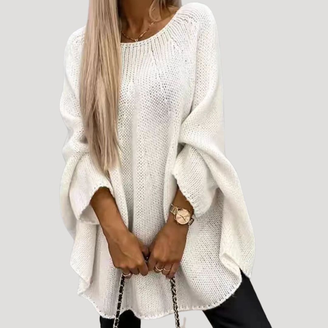 Damen - Winterpullover - Grobstrick in Übergröße - Relaxed Fit für ultimativen Komfort
