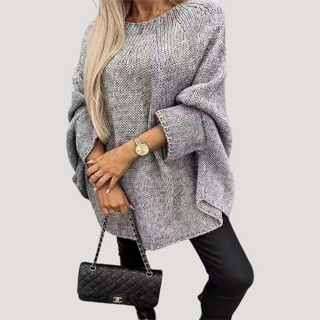 Damen - Winterpullover - Grobstrick in Übergröße - Relaxed Fit für ultimativen Komfort
