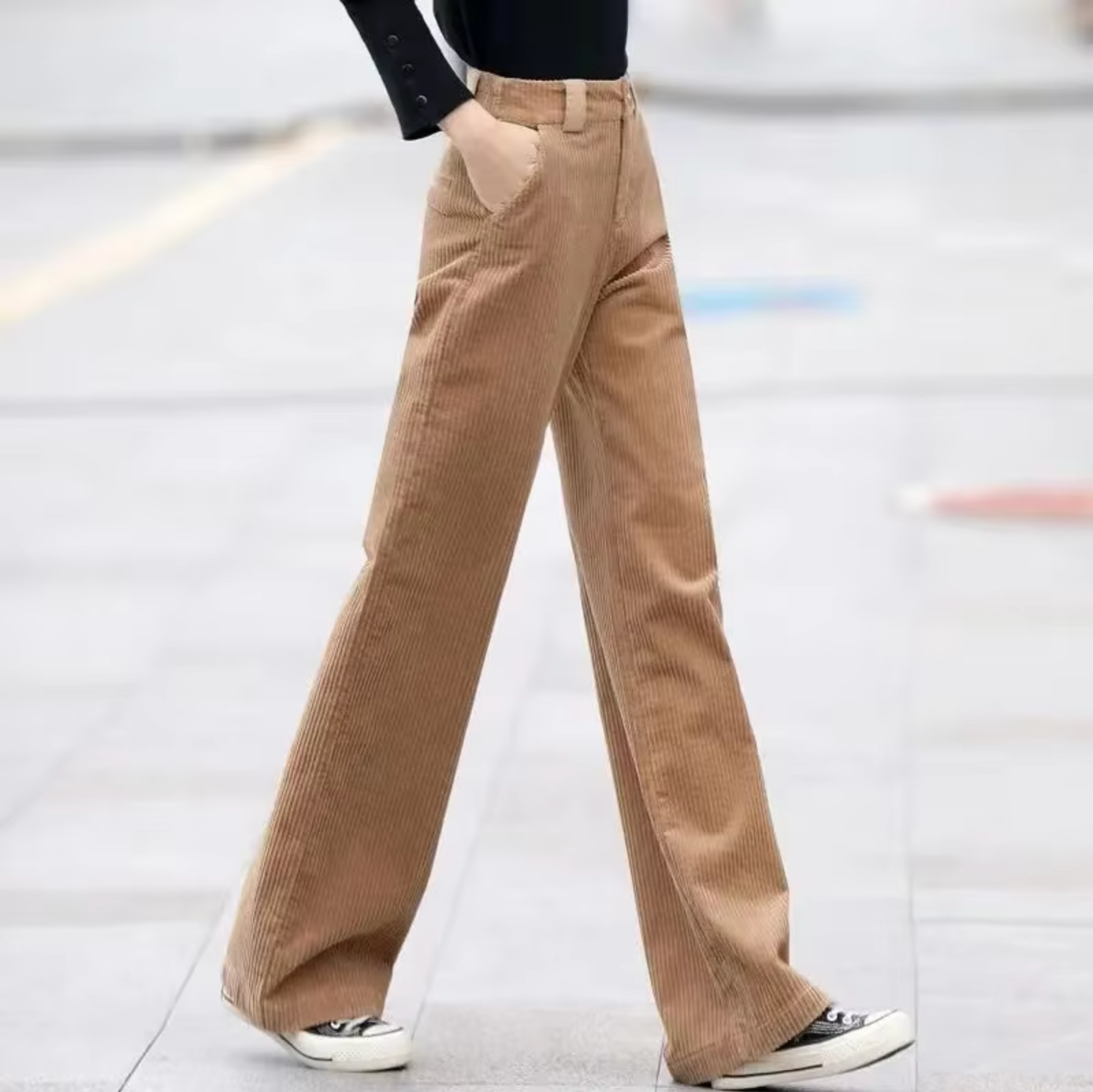 Damen - Cordhosen - Hohe Taille - Bequeme und stylische Hosen für jeden Anlass