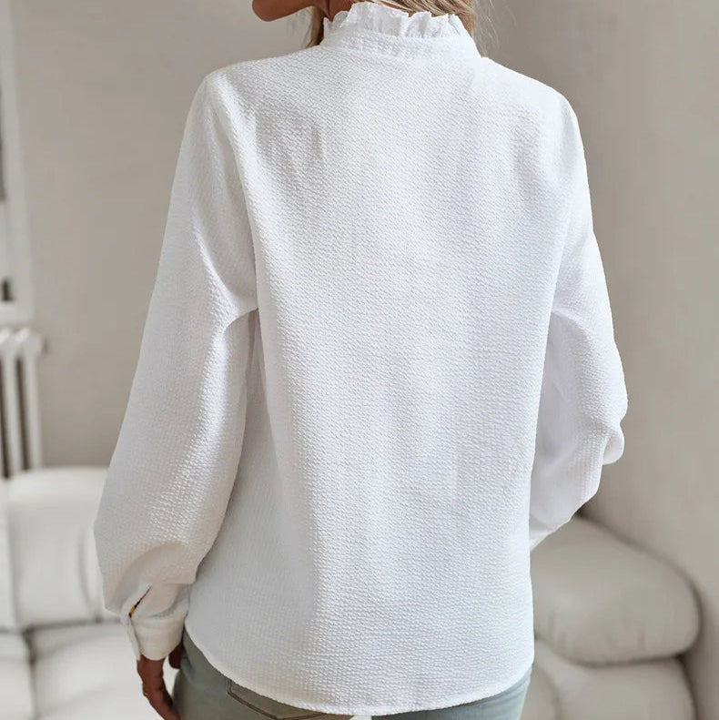 Damen - Elegante Bluse - Hochwertigem atmungsaktivem gewebe - Ideal für jeden Anlass
