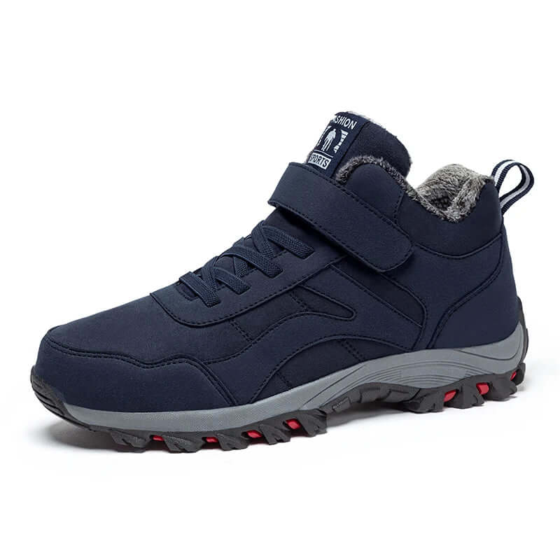 Damen - Pelz Gefütterte Stiefeletten - Gebürstetem Material - Rutschfest und Stylisch - Ideal für kalte Tage