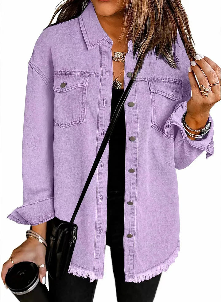 Damen - Klassische Jacke - Weichem material - Modische für jeden Anlass