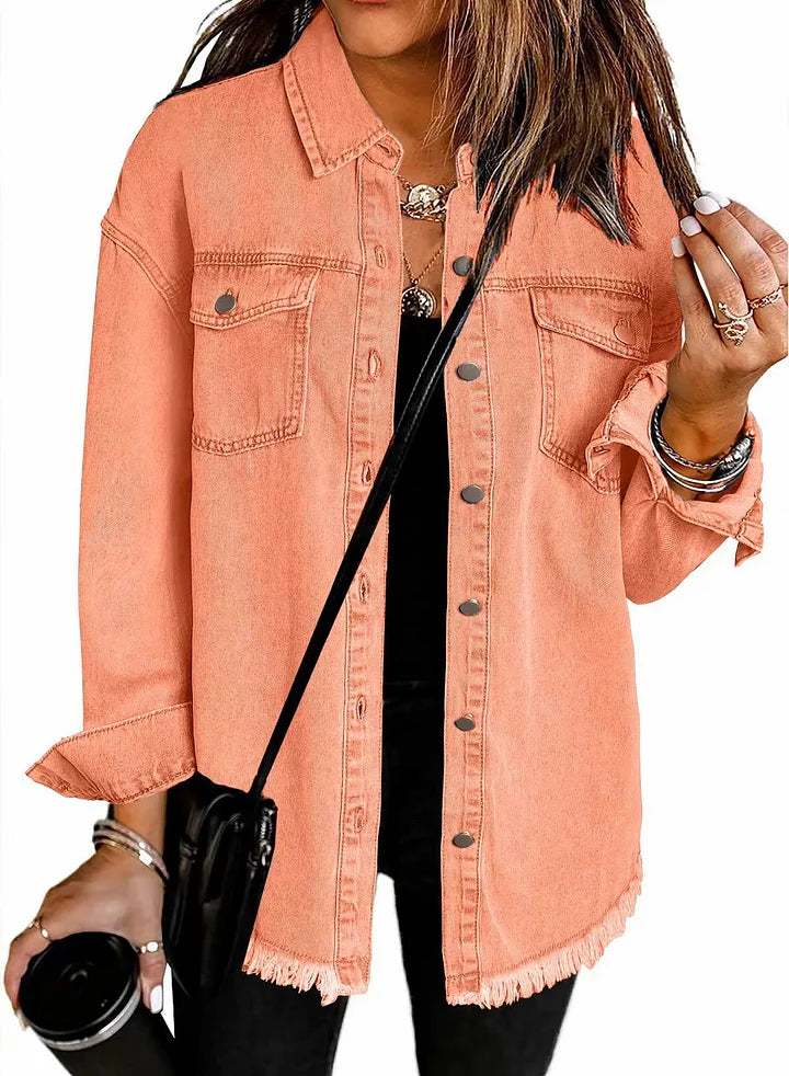 Damen - Klassische Jacke - Weichem material - Modische für jeden Anlass