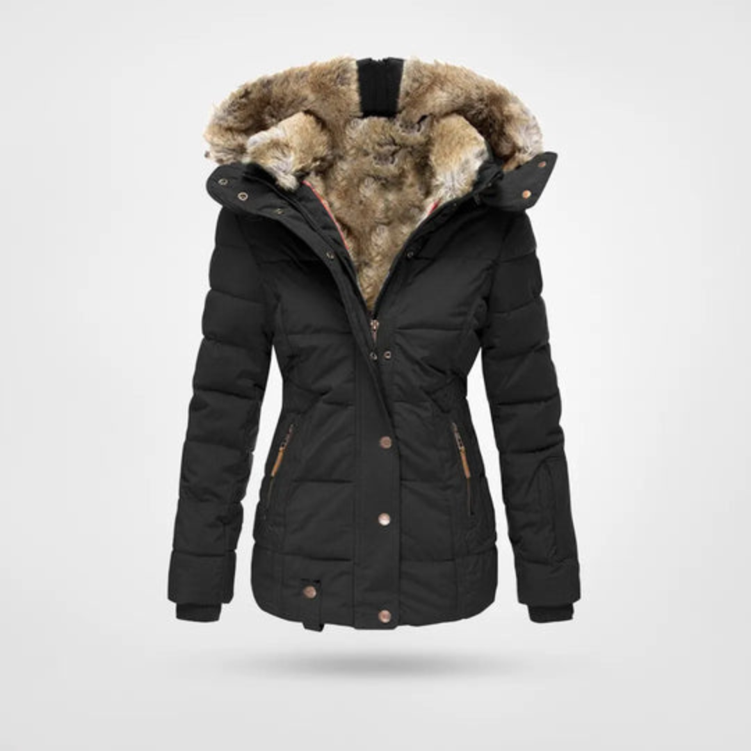 Damen - Warme Winter Puffer Parka Jacke - Bequemer für kalte Tage - Ideal für jeden Anlass