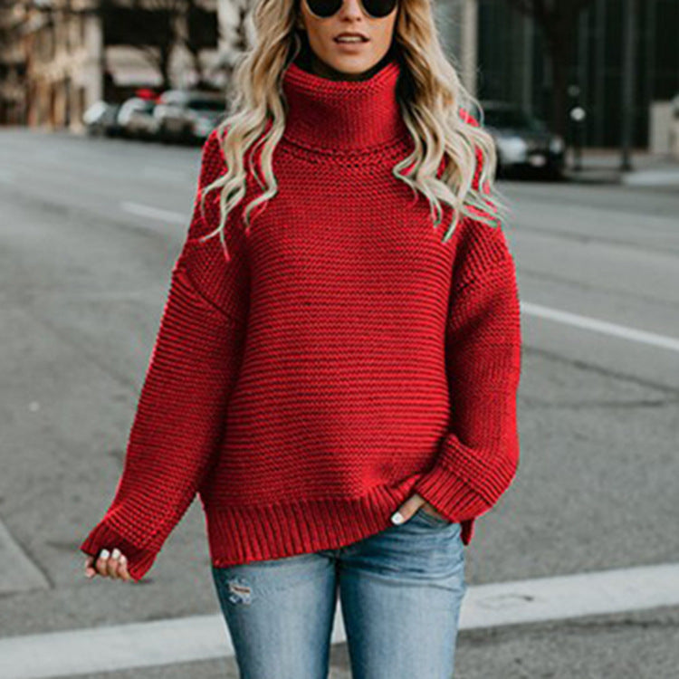 Damen - Rollkragenpullover - Weicher Strick - Gemütliche Mode für jeden Anlass