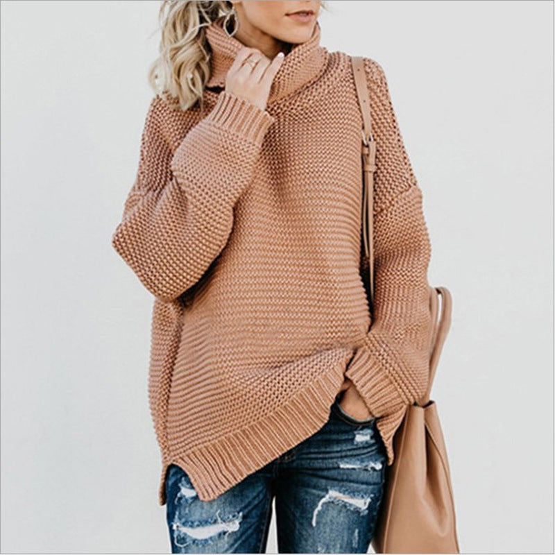 Damen - Rollkragenpullover - Weicher Strick - Gemütliche Mode für jeden Anlass