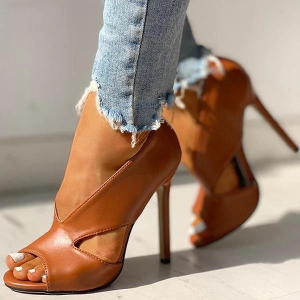 Damen - Hohe Absätze - Schlanke Silhouette - Stilvolles und bequemes Design - Perfekt für jeden Anlass