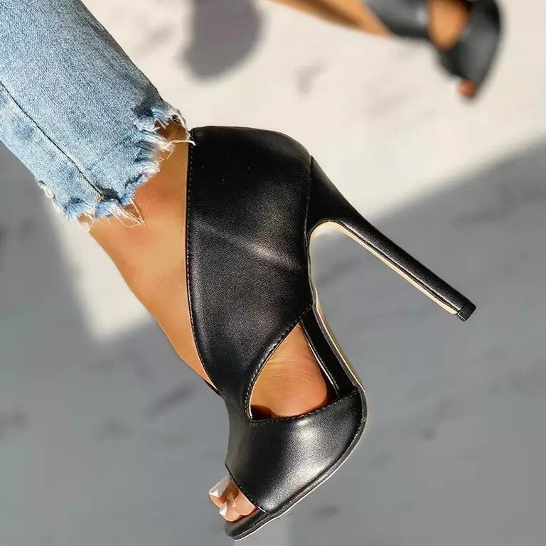 Damen - Hohe Absätze - Schlanke Silhouette - Stilvolles und bequemes Design - Perfekt für jeden Anlass