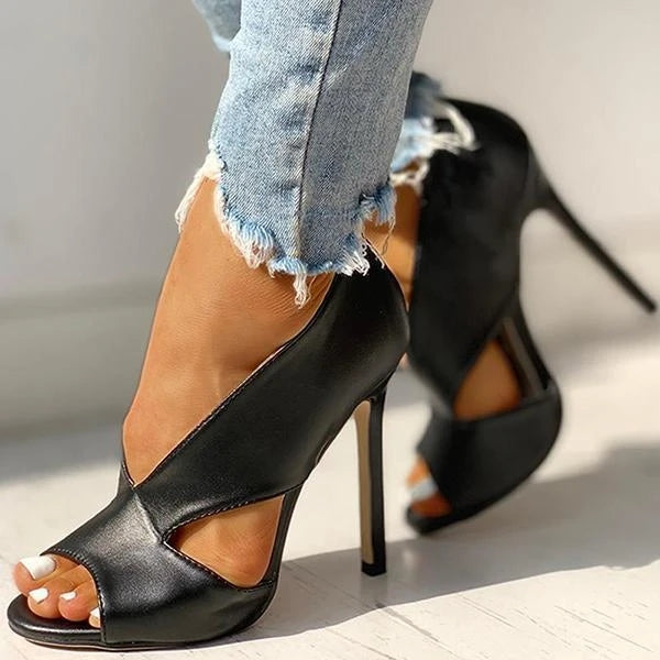Damen - Hohe Absätze - Schlanke Silhouette - Stilvolles und bequemes Design - Perfekt für jeden Anlass