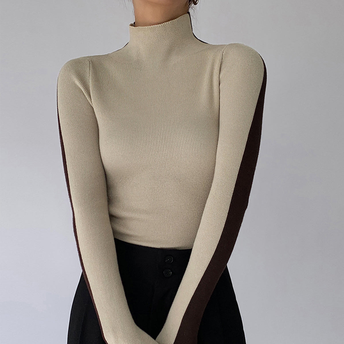 Damen - Wendbares Strickoberteil - Weicher Stoff - Vielseitiges Modehighlight für jeden Anlass