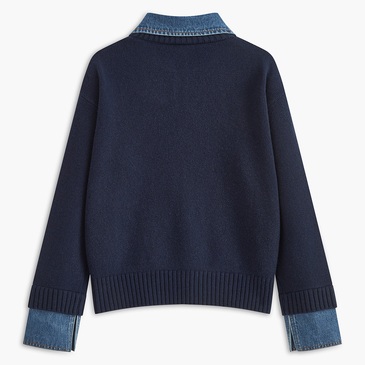 Damen - Reversibler Pullover - Gemütlicher Stoff - Vielseitiger Stil - Perfekt für jeden Anlass