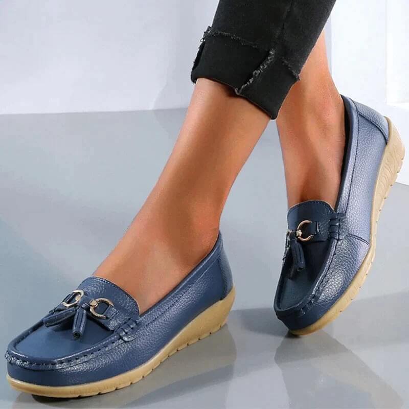 Damen - Loafers - PU-Leder - Bequeme Passform, klassischer Stil - Freizeitschuhe