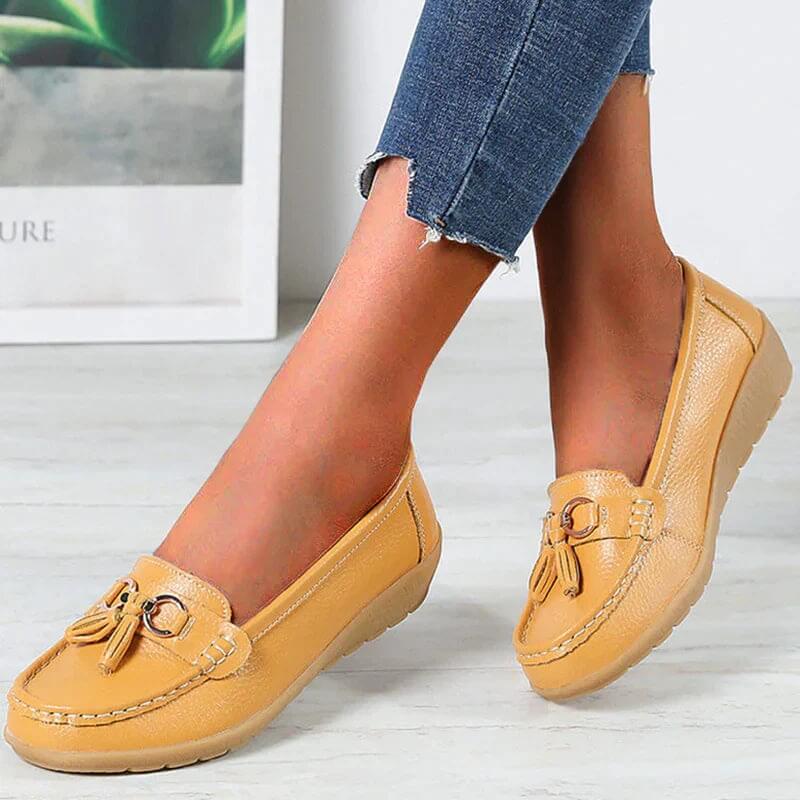 Damen - Loafers - PU-Leder - Bequeme Passform, klassischer Stil - Freizeitschuhe